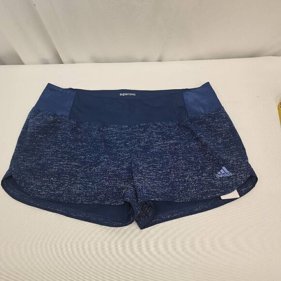 Adidas Size Large Supernova Glide Running Shorts Navy NWT Athletic Active U - Picture 3 of 9